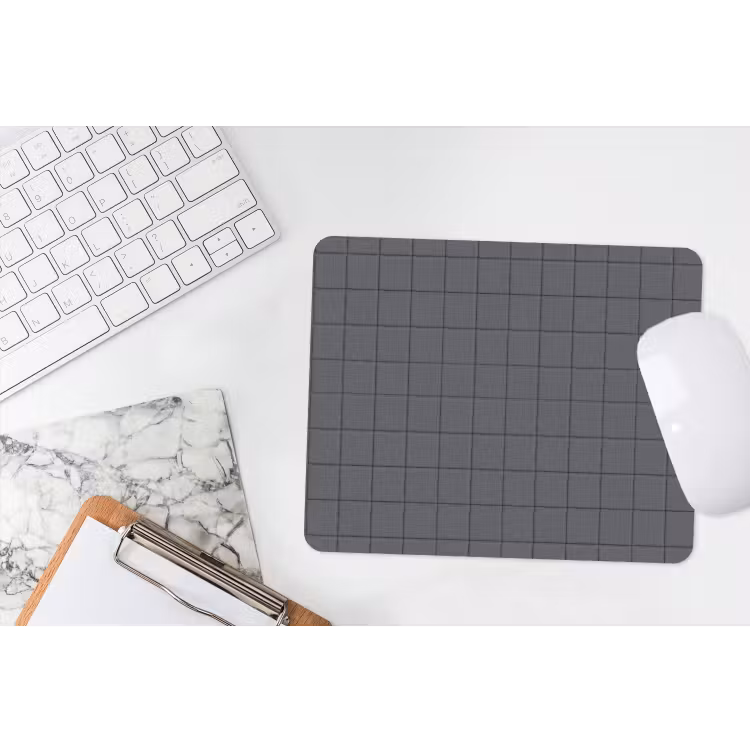 Patroon - Tegel - Grafiet - Grijs muismat rubber klein 262 -witbureau