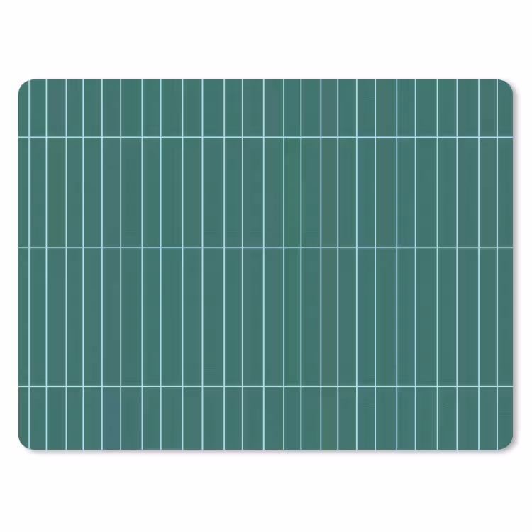 Patroon - Tegel - Saliegroen muismat rubber klein 262 -3d
