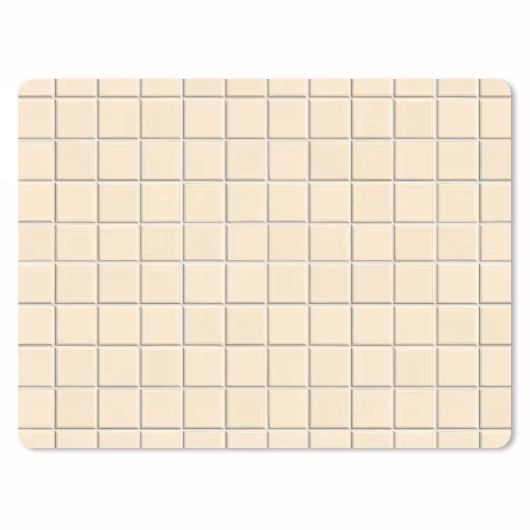 Patroon - Tegels - Gebroken - Wit muismat rubber klein 262 -3d