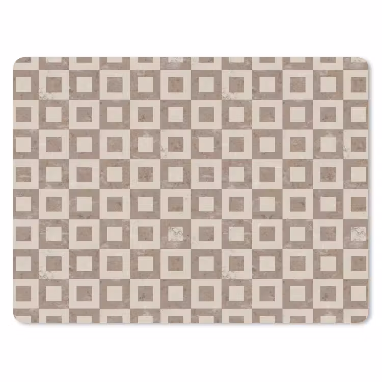 Patroon - Marmer - Beige muismat rubber klein 262 -3d
