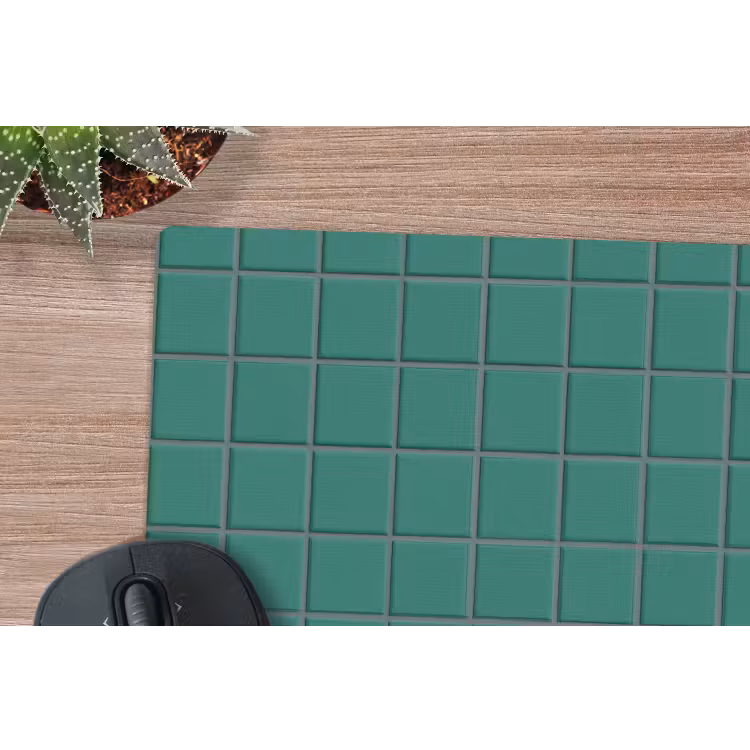 Patroon - Patroon - Smaragd muismat rubber klein 262 -closeup