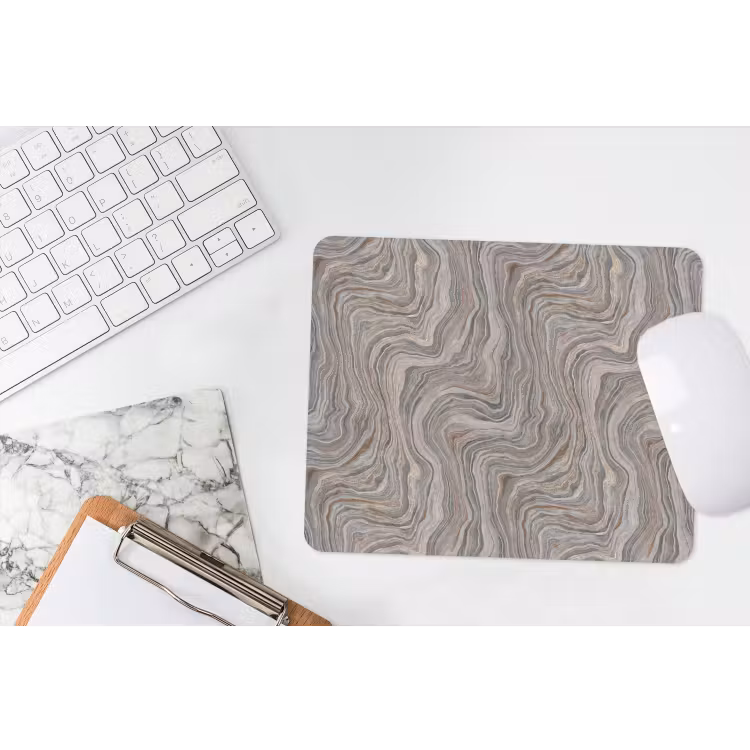 Patroon - Textuur - Grijs muismat rubber klein 262 -witbureau