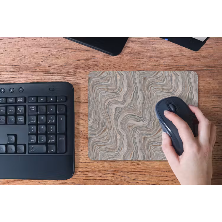 Patroon - Textuur - Grijs muismat rubber klein 262 -toetsenbord