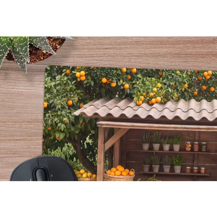 Mauspad - Obst – Markt – Ländlich - Fruit - Markt - Landelijk muismat rubber klein