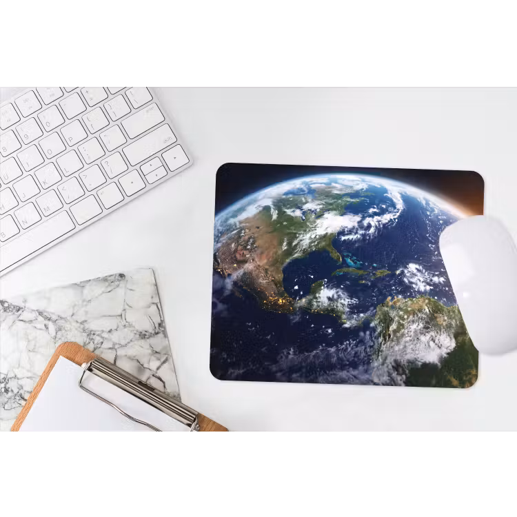 Mauspad - Planet – Weltraum – Kosmos - Planeet - Ruimte - Kosmos muismat rubber klein