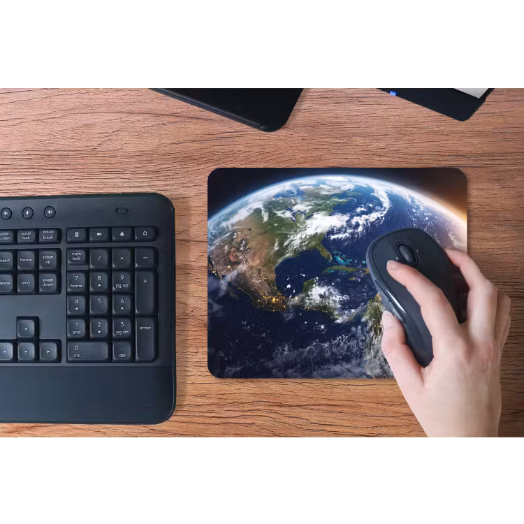 Mauspad - Planet – Weltraum – Kosmos - Planeet - Ruimte - Kosmos muismat rubber klein