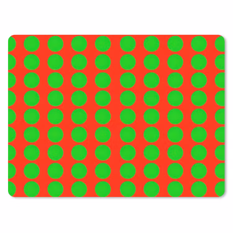 Stippen - Patroon - Groen muismat rubber klein 262 -3d