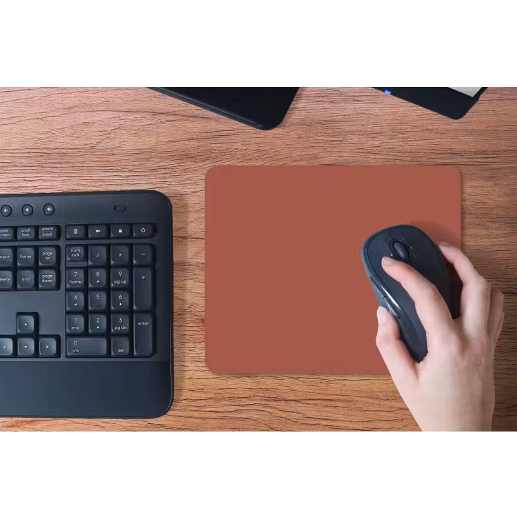 Rustic - Terracotta - Oranje muismat rubber klein 262 -toetsenbord