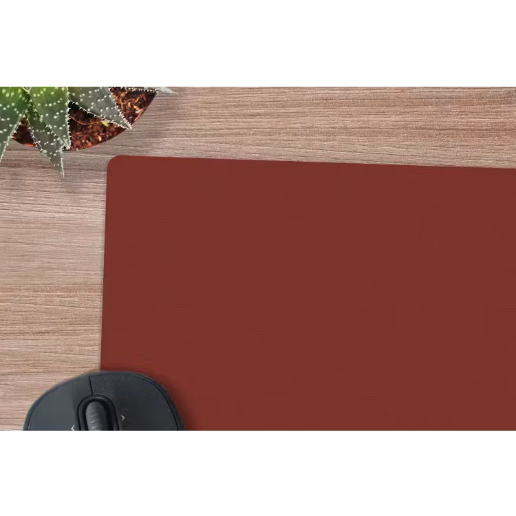 Rustic - Terracotta - Rood muismat rubber klein 262 -closeup