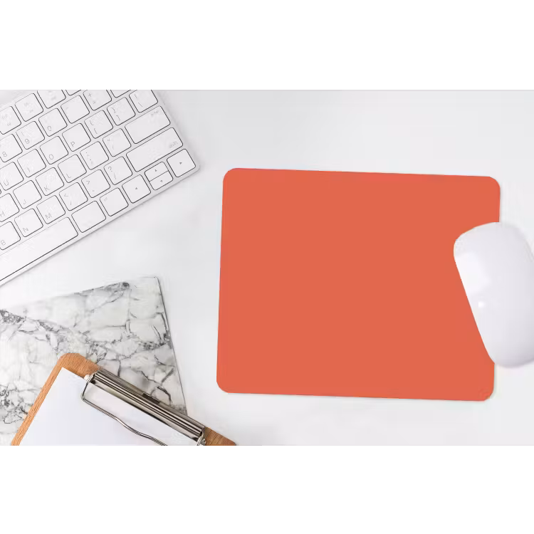 Rustic - Clay - Oranje muismat rubber klein 262 -witbureau