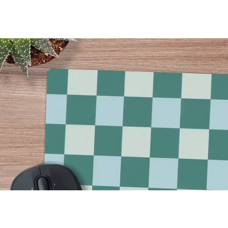 Schaak - Klassiek - Groen muismat rubber klein 262 -closeup