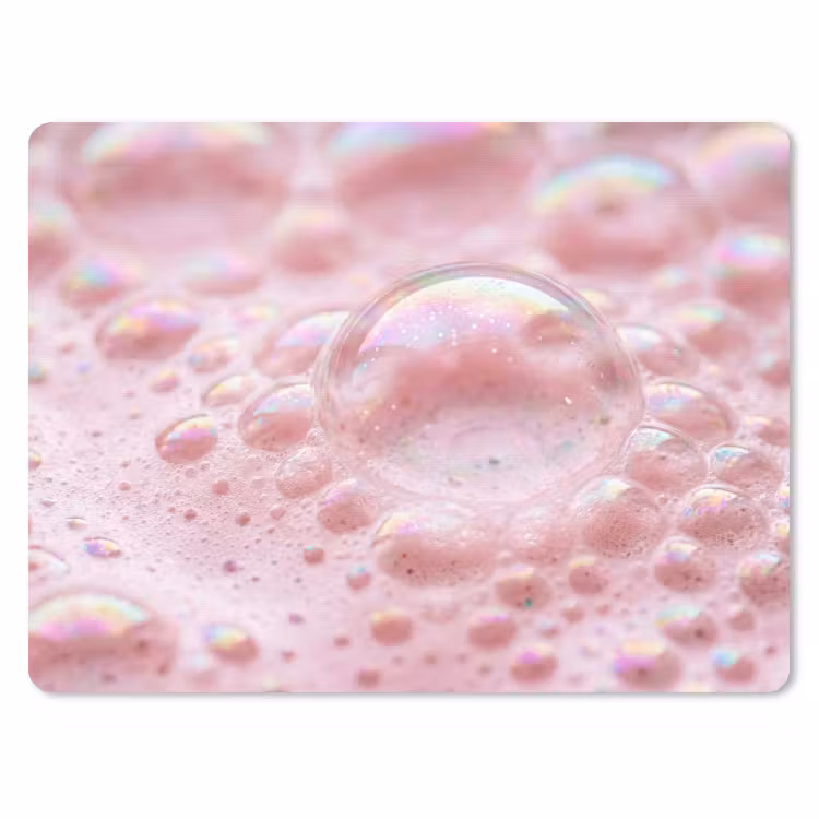 Schuim - Structuur - Roze muismat rubber klein -3d