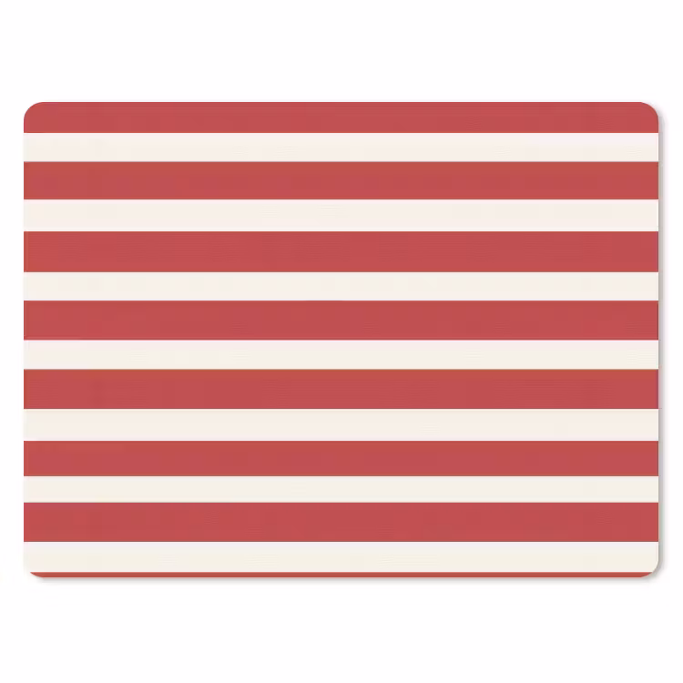 Strepen - Patroon - Rood muismat rubber klein 262 -3d