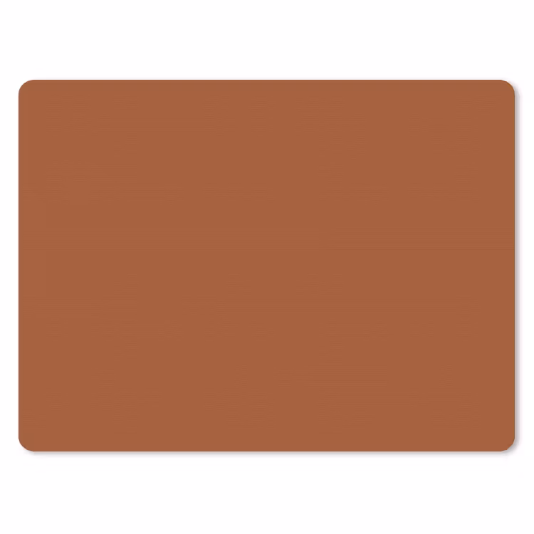 Terracotta - Bruin - Palet - Effen - Kleuren - Kleur muismat rubber klein 262 -3d