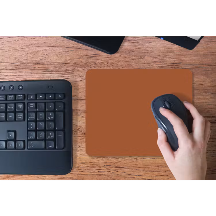 Terracotta - Bruin - Palet - Effen - Kleuren - Kleur muismat rubber klein 262 -toetsenbord