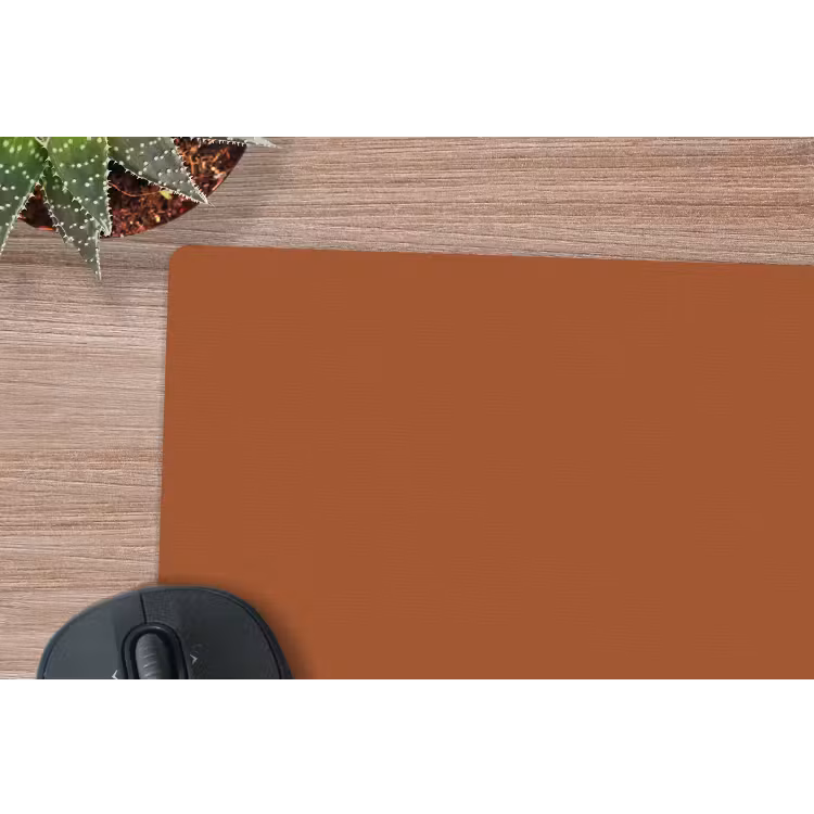 Terracotta - Bruin - Palet - Effen - Kleuren - Kleur muismat rubber klein 262 -closeup
