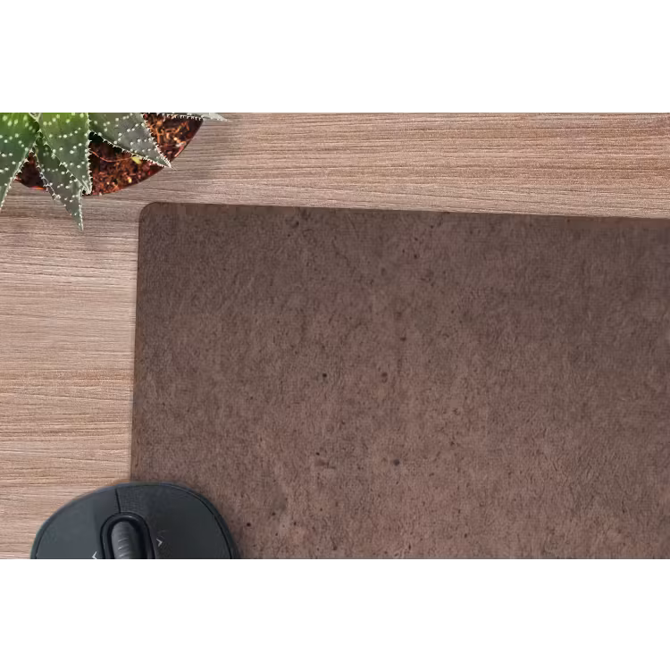 Textuur - Beton - Abstract - Donker - Bruin muismat rubber klein -closeup