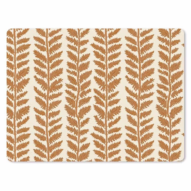 Textuur - Bladeren - Oker muismat rubber klein 262 -3d