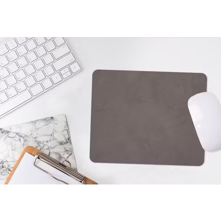 Textuur - Grijs - Modern - Abstract - Oppervlak muismat rubber klein -witbureau