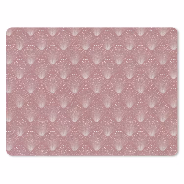 Trendy - Patroon - Roze muismat rubber klein 262 -3d
