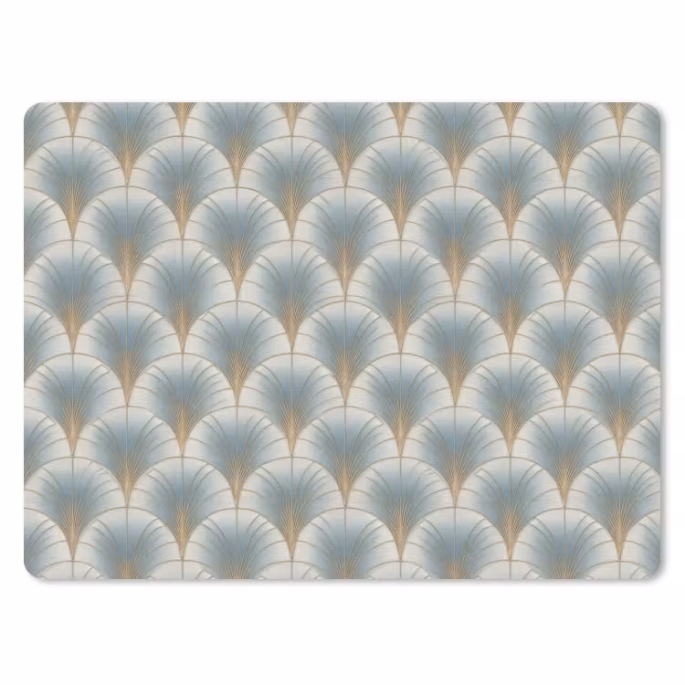 Waaier - Klassiek - Blauw muismat rubber klein 262 -3d