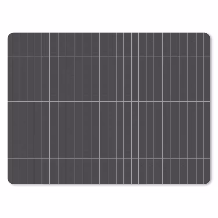 Verticaal - Wandtegel - Donkergrijs muismat rubber klein 262 -3d