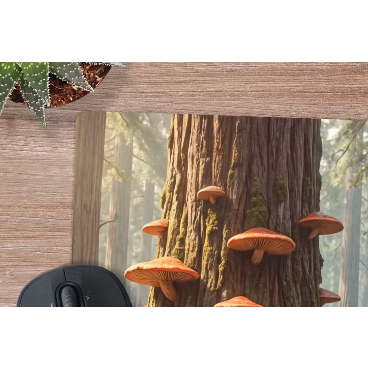 Mauspad - Wald – Bäume – Natur - Bos - Bomen - Natuur muismat rubber klein