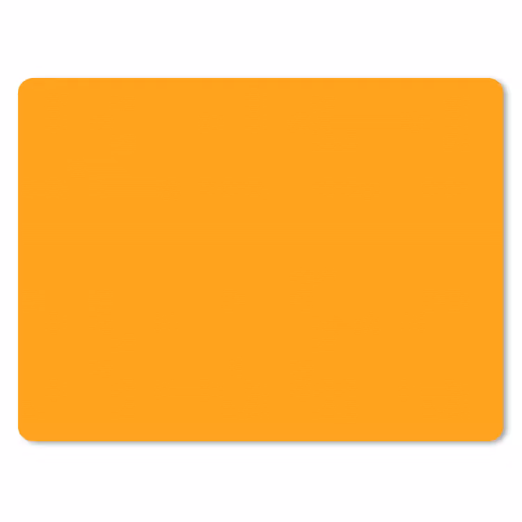 Warm - Ochre - Oranje muismat rubber klein 262 -3d