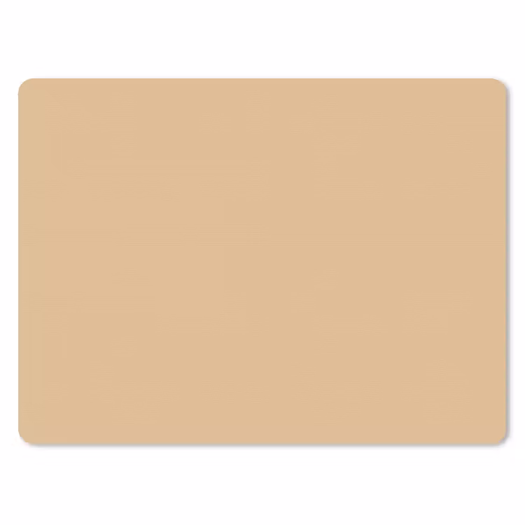Warm - Sand - Nude muismat rubber klein 262 -3d