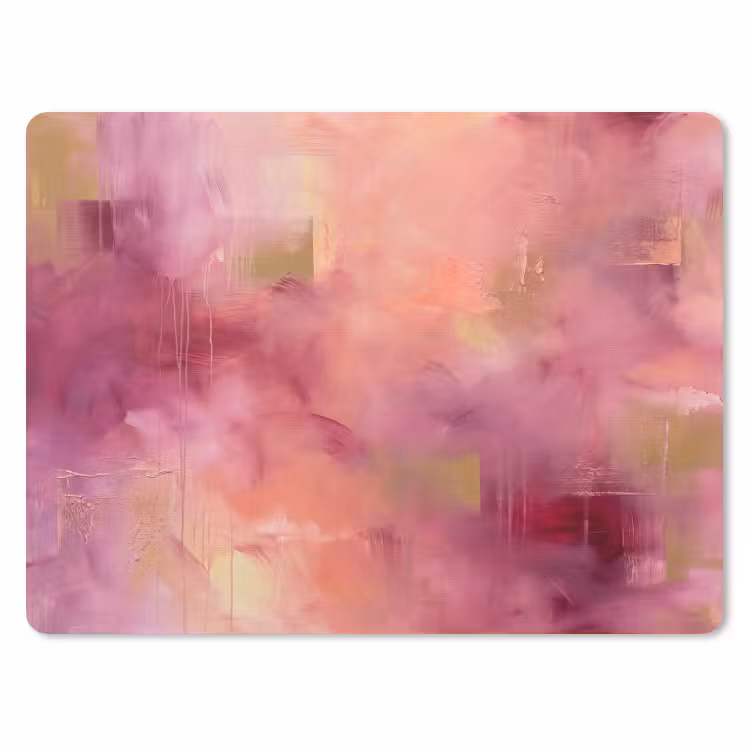 Abstract - Kleuren - Modern - Roze - Paars muismat rubber klein -3d