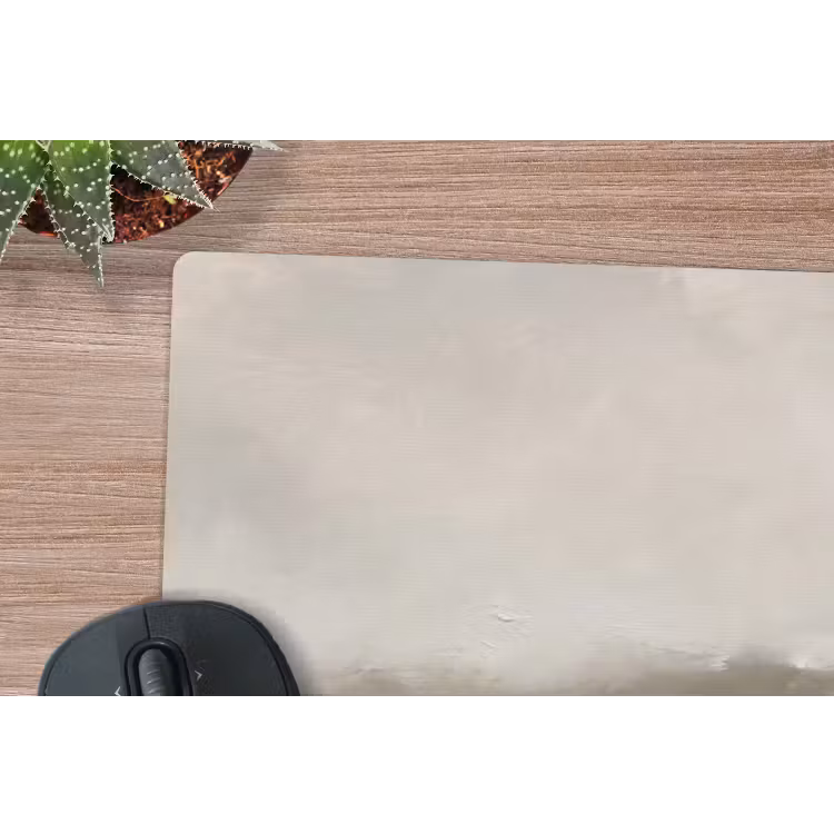Abstract - Landschap - Nevel - Modern - Grijs muismat rubber klein -closeup