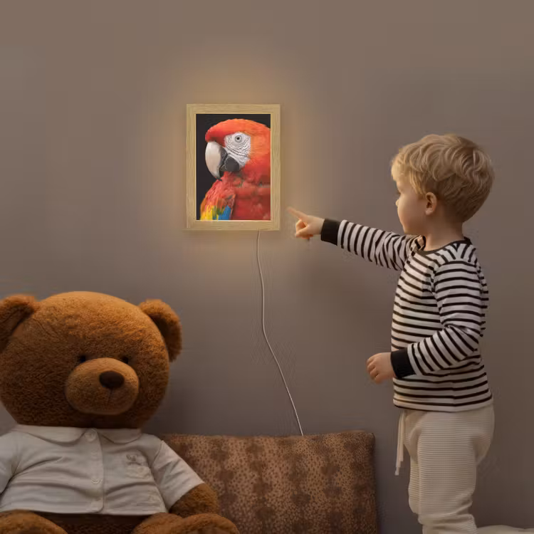 Ara - Portret - Rood Light Box met kabel (Kinderlampje) klein -sfeer4a_kind