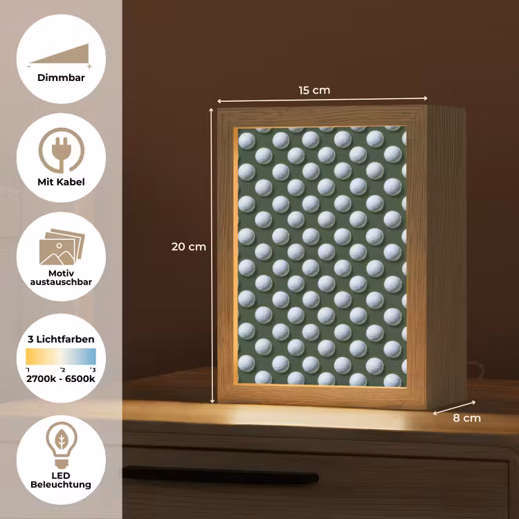 Ballen - Golf - Groen Light Box met kabel (Kinderlampje) klein 904 -USP_websiteoverzichtDE