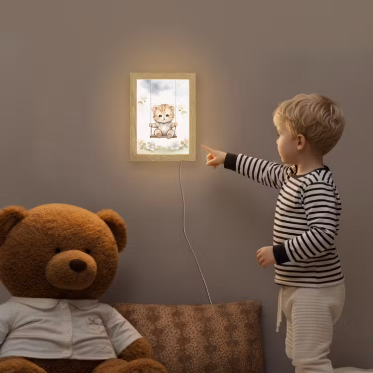 Beer - Baby - Dier - Kinderen Light Box met kabel klein -sfeer4a_kind