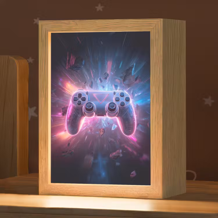 Controller - Neon - Explosie - Abstract Light Box met kabel klein -zzz_3d_website