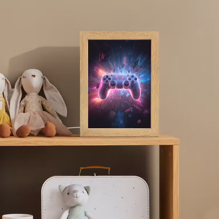Controller - Neon - Explosie - Abstract Light Box met kabel klein -sfeer2_kind