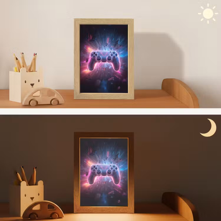 Controller - Neon - Explosie - Abstract Light Box met kabel klein -sfeer3_kind