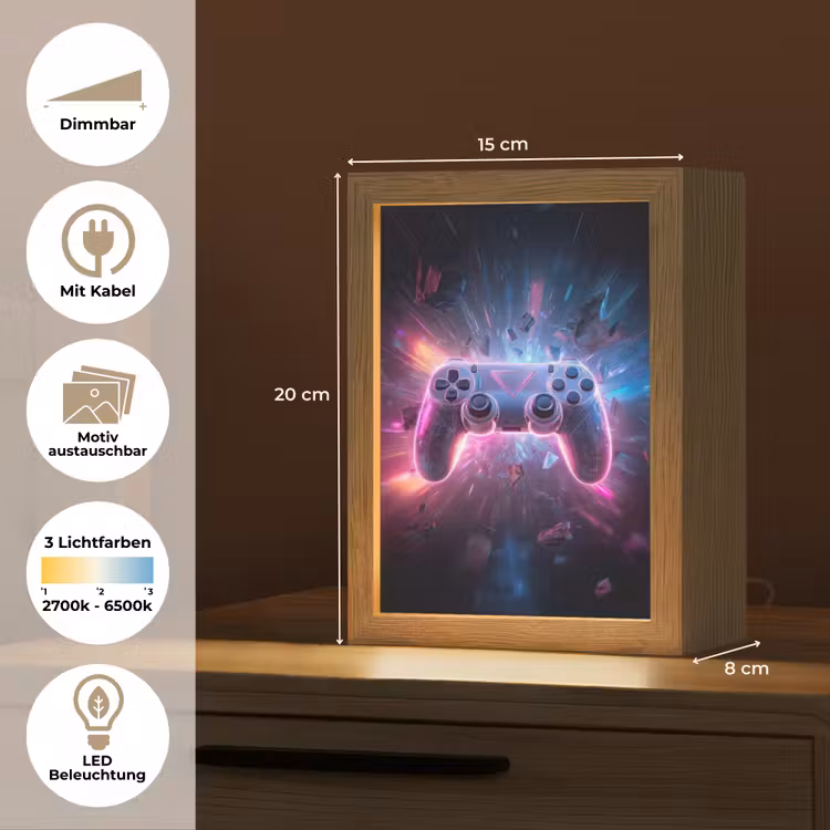 Controller - Neon - Explosie - Abstract Light Box met kabel (Kinderlampje) klein -USP_websiteoverzichtDE