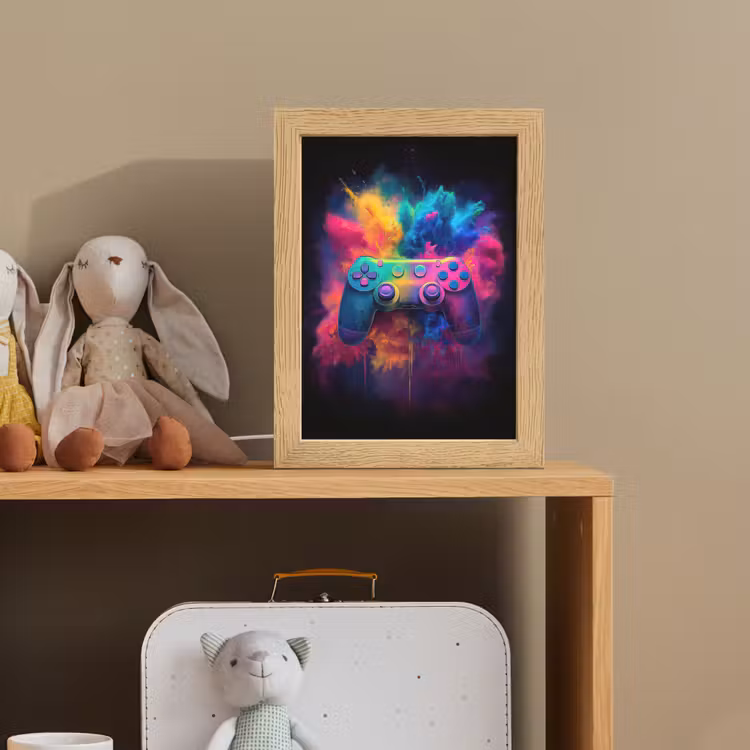 Controller - Neon - Explosie - Kleurrijk Light Box met kabel klein -sfeer2_kind