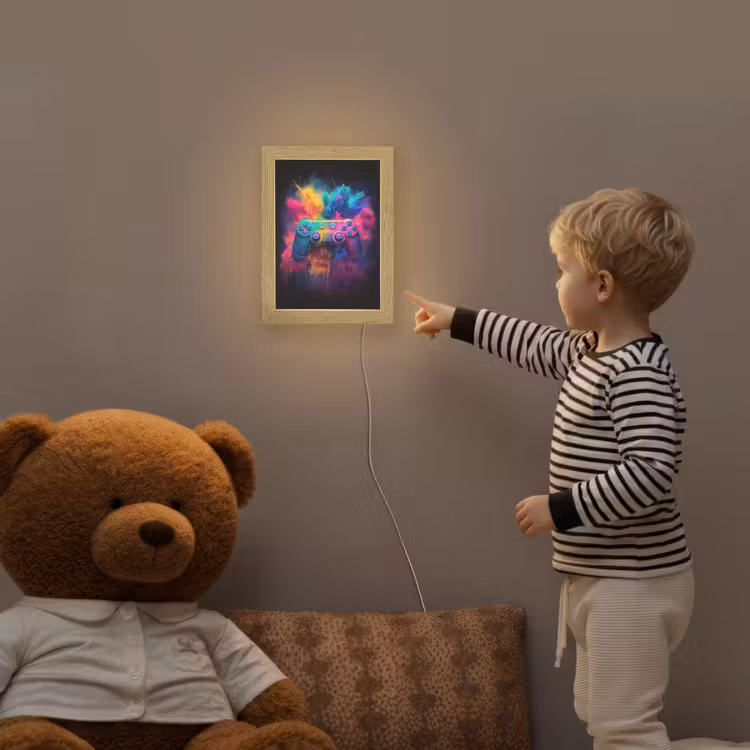 Controller - Neon - Explosie - Kleurrijk Light Box met kabel klein -sfeer4a_kind