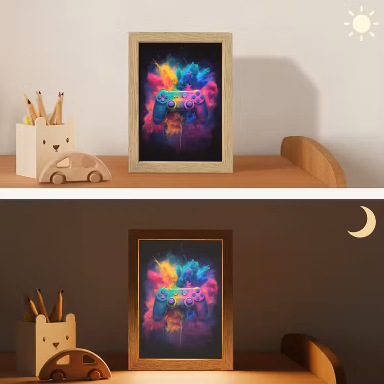 Controller - Neon - Explosie - Kleurrijk Light Box met kabel klein -sfeer3_kind