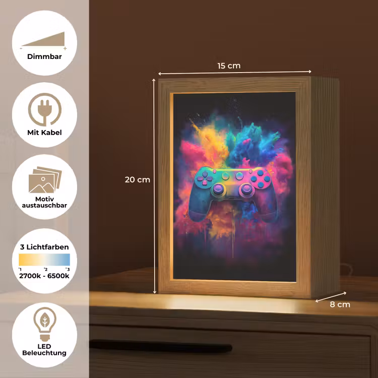 Controller - Neon - Explosie - Kleurrijk Light Box met kabel (Kinderlampje) klein -USP_websiteoverzichtDE