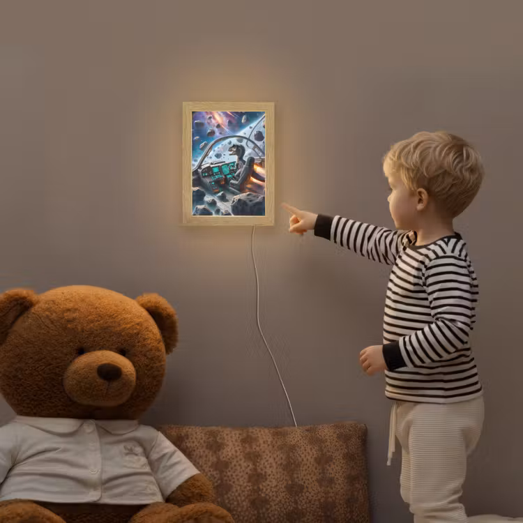 Dino - Ruimte - Jongens Light Box met kabel klein -sfeer4a_kind