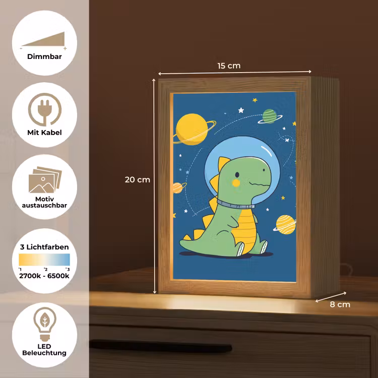 Dino - Ruimte - Planeten Light Box met kabel (Kinderlampje) klein -USP_websiteoverzichtDE
