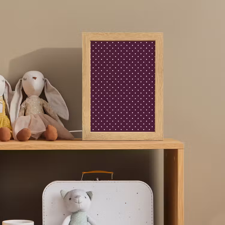 Stippen - Modern - Paars Light Box met kabel (Kinderlampje) klein 904 -sfeer2_kind