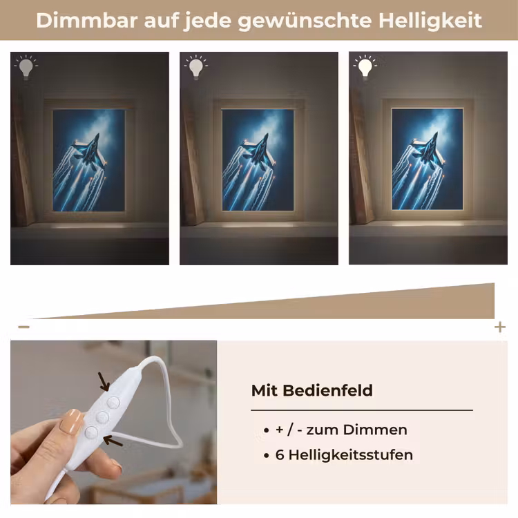 Straaljager - Blauw - Jongens Light Box met kabel klein -USP_dimbaarDE