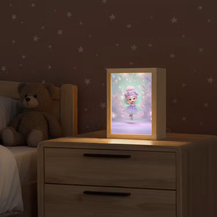 Fee - Paars - Sprookje Light Box met kabel klein -sfeer1_kind