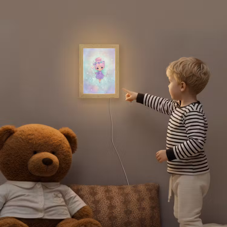 Fee - Paars - Glinsters Light Box met kabel klein -sfeer4a_kind
