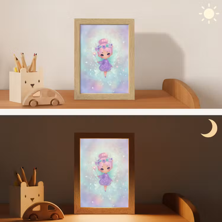 Fee - Paars - Glinsters Light Box met kabel klein -sfeer3_kind
