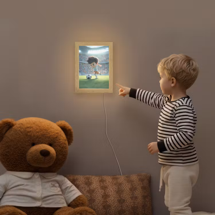Voetbal - Jongen - Stadion Light Box met kabel klein -sfeer4a_kind